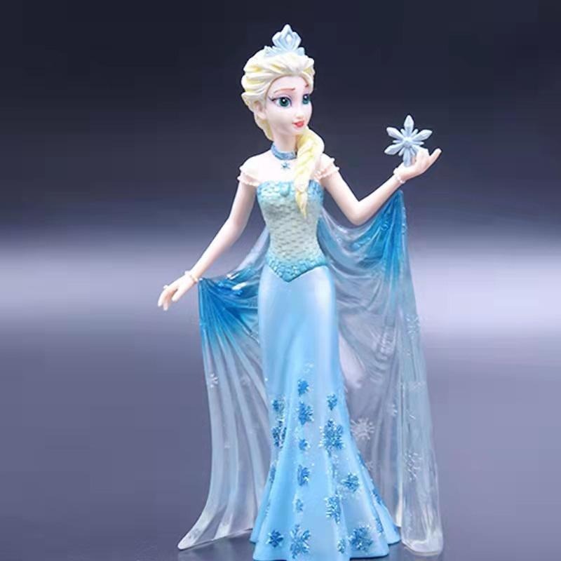 【佩斯多】迪士尼公主 艾莎 安娜 茉莉 阿拉丁 白雪公主 長髮公主 模型 玩具 公仔 靜態雕像 蛋糕 烘培 生日 禮品-細節圖6