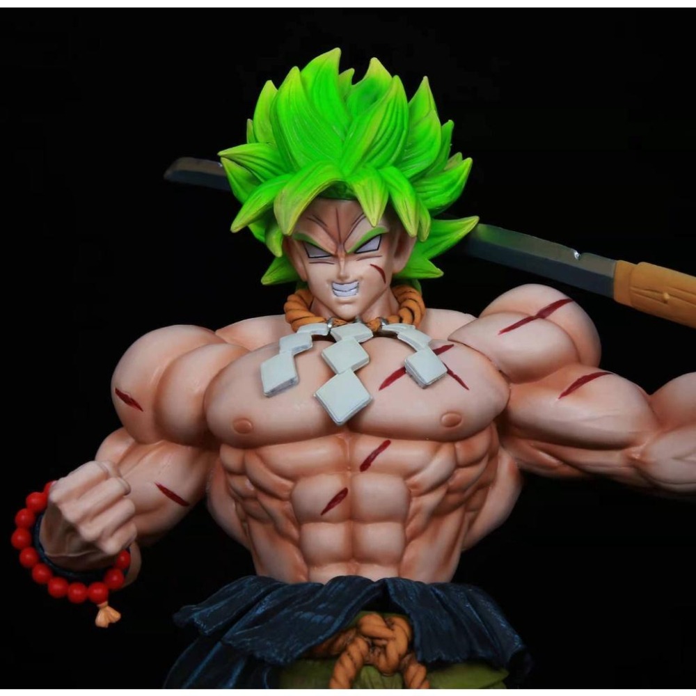 【佩斯多】超級賽亞人 31cm GK 超大 武士 布羅利 站姿 雕像 場景 公仔 玩具 孫悟空 達爾 貝吉特-細節圖4