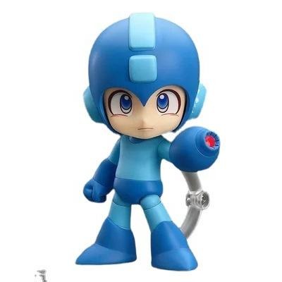 【佩斯多】洛克人 元祖 童年 威利博士 萊德 洛克破壞泡 豆彈 特效 可愛 藍色渾蛋 模型玩具 Q版-細節圖3