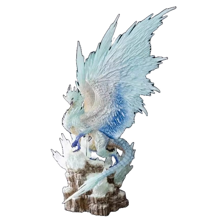 【佩斯多】 PS4 魔物獵人 公仔 冰咒龍 超帥 遊戲 世界 冰原 典藏版模型 玩具 公仔 怪物獵人 古龍 新大陸 崛起-細節圖4