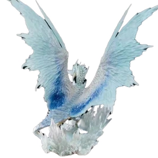 【佩斯多】 PS4 魔物獵人 公仔 冰咒龍 超帥 遊戲 世界 冰原 典藏版模型 玩具 公仔 怪物獵人 古龍 新大陸 崛起-細節圖5