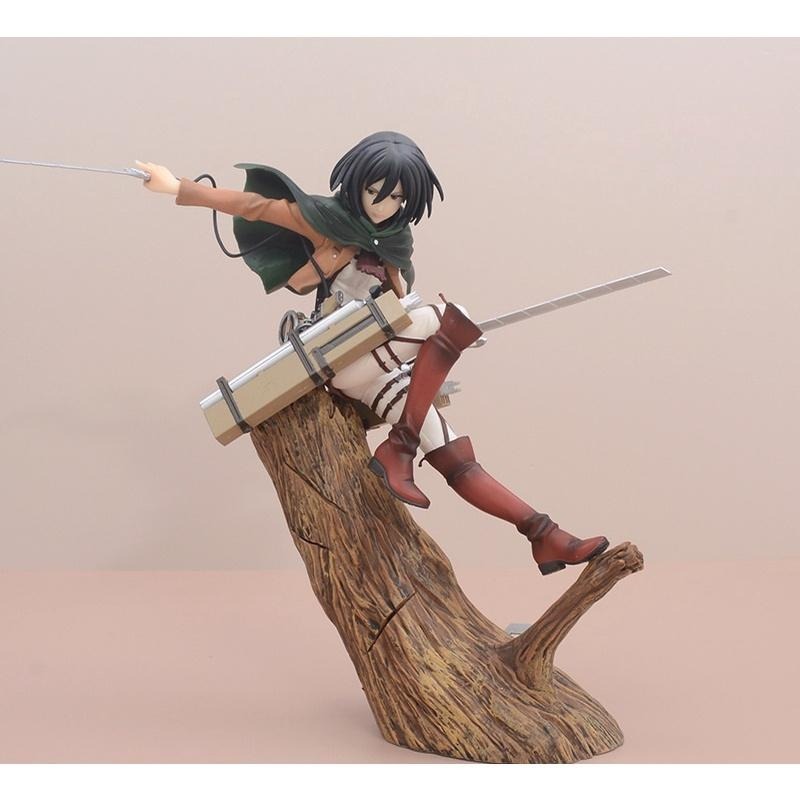 【佩斯多】進擊的巨人 米卡莎 里維 阿卡曼 艾連·葉卡 場景 戰鬥 模型 公仔 玩具 雕像 gk 造型 裝飾 調查兵團-細節圖6
