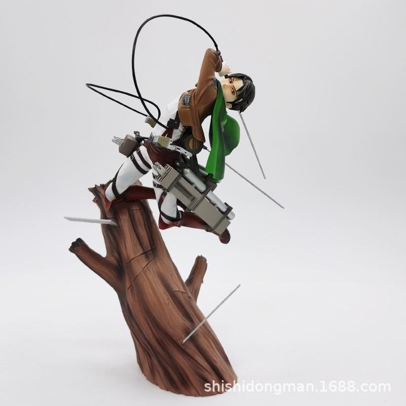【佩斯多】進擊的巨人 巨人 阿卡曼 李維 里維 利維爾 兵長模型 玩具 公仔 GK 調查兵團 戰鬥 超帥 士官長-細節圖4