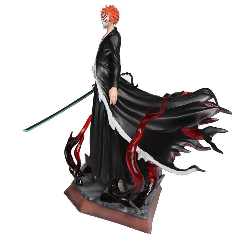 【佩斯多】死神 虛圈 虛閃 黑崎一護 卍解 破面 月牙天沖 模型 玩具公仔 靜態場景 28cm 大號GK BLEACH-細節圖4