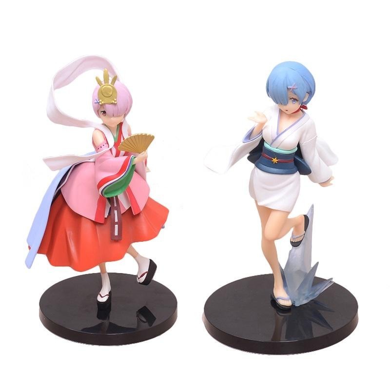 【佩斯多】從零開始的異世界生活 RE0 拉姆 雷姆 雪女 輝夜 裝扮 模型 玩具 公仔 雕像-細節圖5