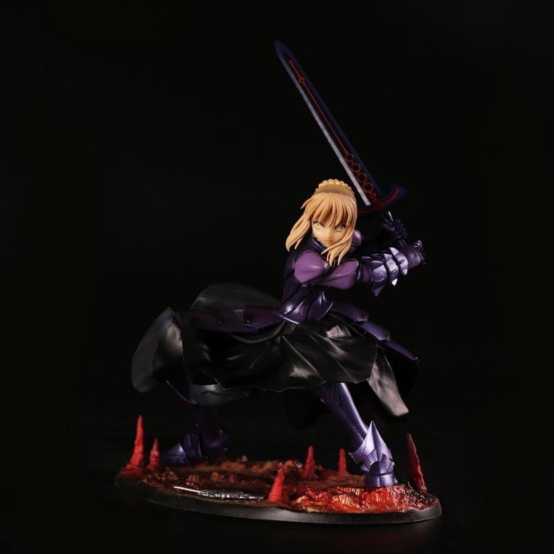 【多米諾】SABER 命運 FATE FGO 塞巴 黑賽巴 真得 鐵鎚 卑王 魔法師 模型 玩具公仔 聖杯-細節圖3