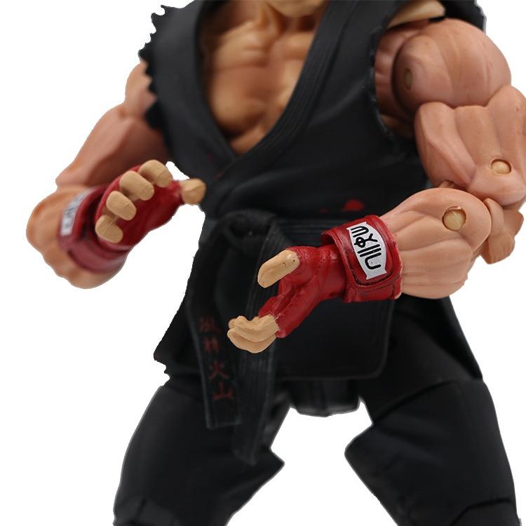 【佩斯多】快打旋風 肯 隆 波動拳 昇龍拳 豪鬼 春麗 街頭霸王 NECA 街機 格鬥遊戲 電玩 周邊 模型 玩具 公仔-細節圖5