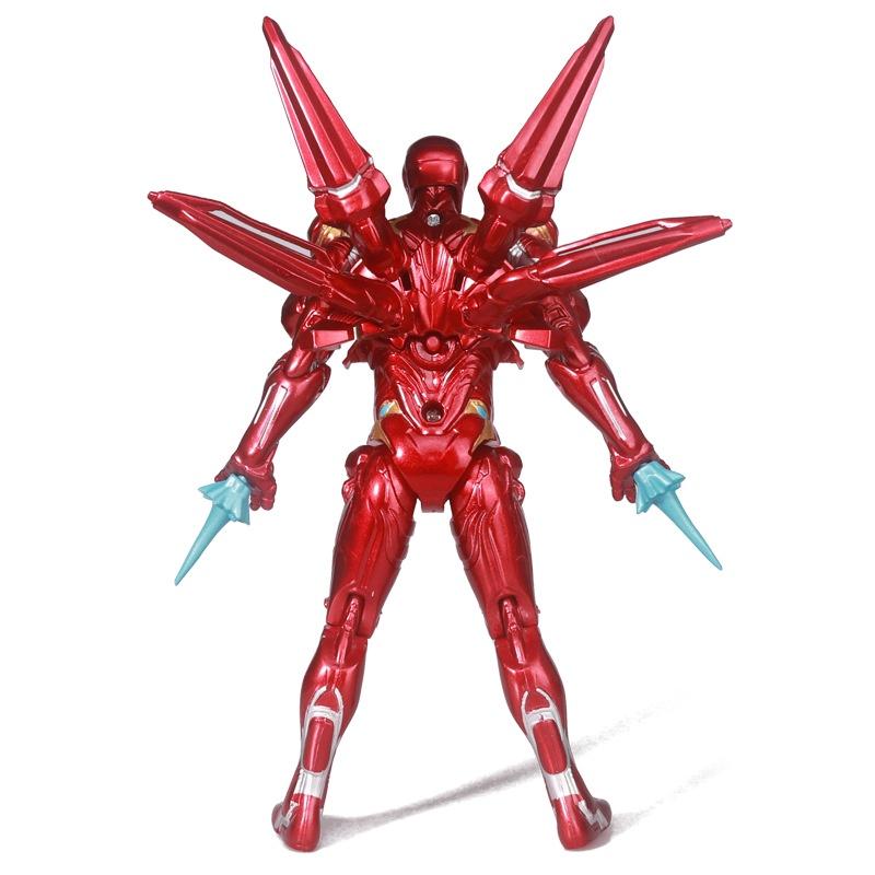 【佩斯多】鋼鐵人模型 MK85鋼鐵戰甲 蜘蛛人 漫威電影 復仇者聯盟 我是鋼鐵人 特效 模型公仔玩具禮品-細節圖4