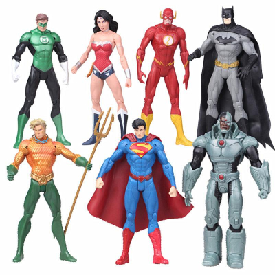 【佩斯多】DC 英雄 超人 正義聯盟 蝙蝠俠 水行俠 閃電俠 綠燈俠 神力女超人 模型 玩具 公仔 組合 蛋糕 烘培