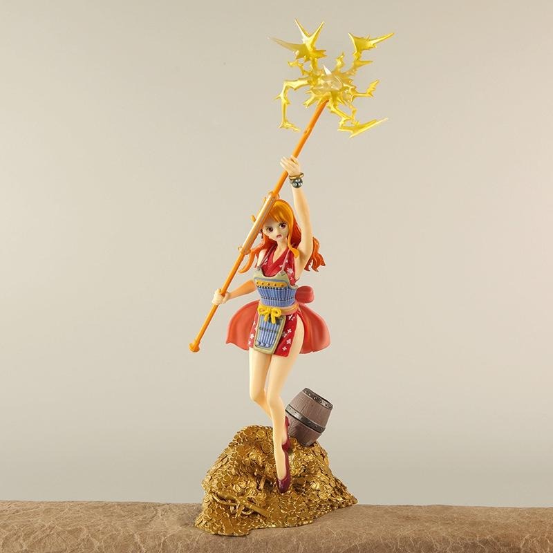 【佩斯多】航海王 海賊王 娜美 喬巴 美女 天候棒 公仔 可愛 模型 玩具 蛋糕 烘培 食玩 轉蛋 武士造型 和之國-細節圖4