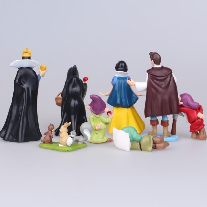 【佩斯多】白雪公主 七個小矮人 壞皇后 白馬王子 巫婆 童話故事 迪士尼 公仔玩具模型 轉蛋食玩 蛋糕烘培 巫婆 蘋果-細節圖4