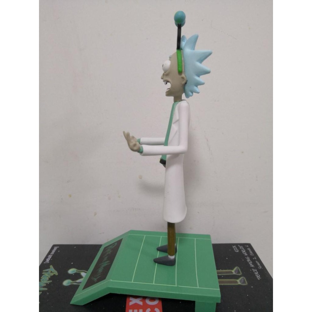 【佩斯多】瑞克和莫蒂 瘋狂 美式卡通 漫畫 卡通 玩具 公仔 遊戲 周邊 雕像 站姿 中指 搞笑 瑞克 科學家-細節圖3