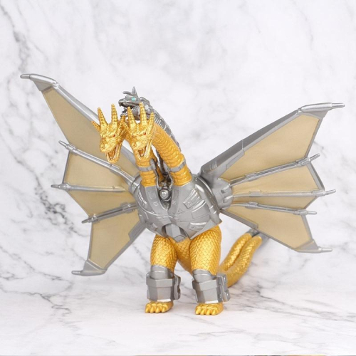 【佩斯多】機械三頭龍 亡者基多拉 恐龍 怪獸之王 可動玩具 18cm 哥吉拉怪獸之王 怪獸對決 模型玩具公仔 禮品 生