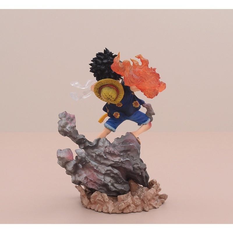 【佩斯多】航海王 魯夫 索隆 香吉士 太陽神 尼卡 四皇  凱多 和之國 Q版 GK 場景 模型 玩具 公仔 雕像 火拳-細節圖2