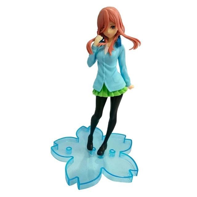 【佩斯多】五等分的花嫁 中野 一花 二乃  三玖 四葉 五月 美少女 公仔玩具校園 模型 蛋糕生日禮品食玩-細節圖6