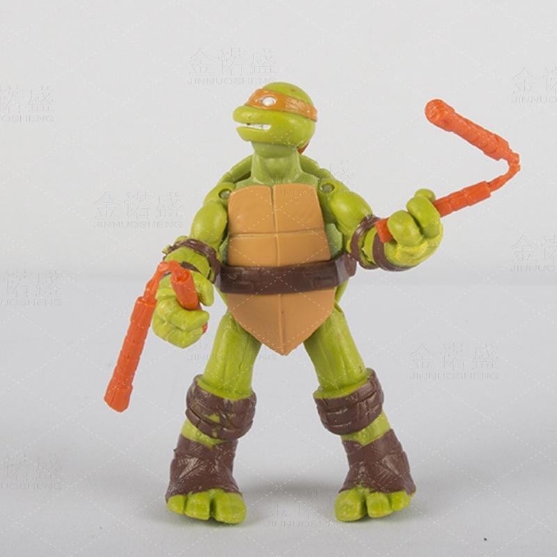 【佩斯多】忍者龜 可動 關節 四款一組玩具 公仔 模型 12cm  2012電影版 周邊 忍者神龜 動畫 回憶 童年-細節圖4