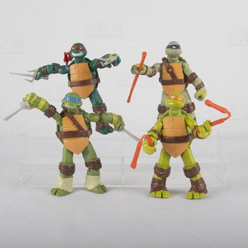 【佩斯多】忍者龜 可動 關節 四款一組玩具 公仔 模型 12cm  2012電影版 周邊 忍者神龜 動畫 回憶 童年-細節圖5