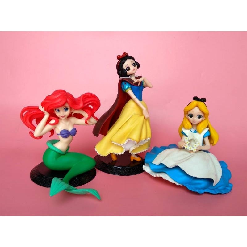 【佩斯多】玩具人偶 小美人魚 白雪公主 茉莉 阿拉丁灰姑娘迪士尼公主 盒玩 公仔 轉蛋 食玩 蛋糕 烘培裝飾 生日禮品-細節圖2