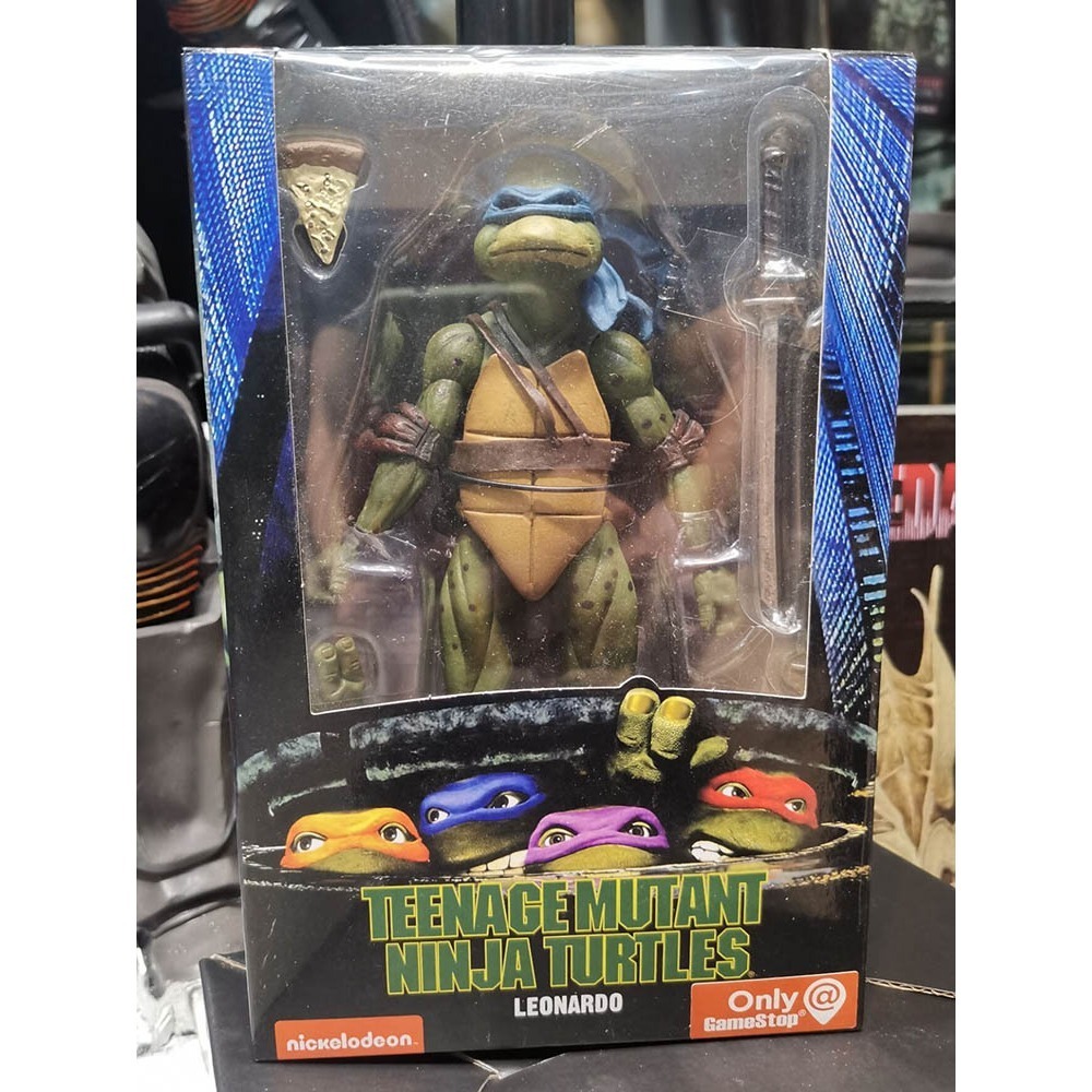 【佩斯多】NECA 忍者龜 1990電影版 TMNT 限定版 7吋可動人偶 玩具 公仔 關節 披薩 模型-細節圖2