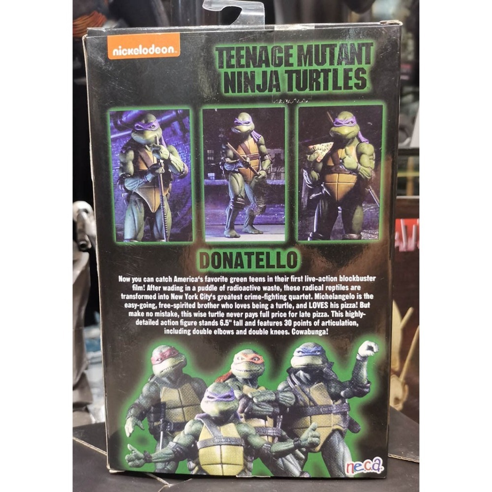 【佩斯多】NECA 忍者龜 1990電影版 TMNT 限定版 7吋可動人偶 玩具 公仔 關節 披薩 模型-細節圖3