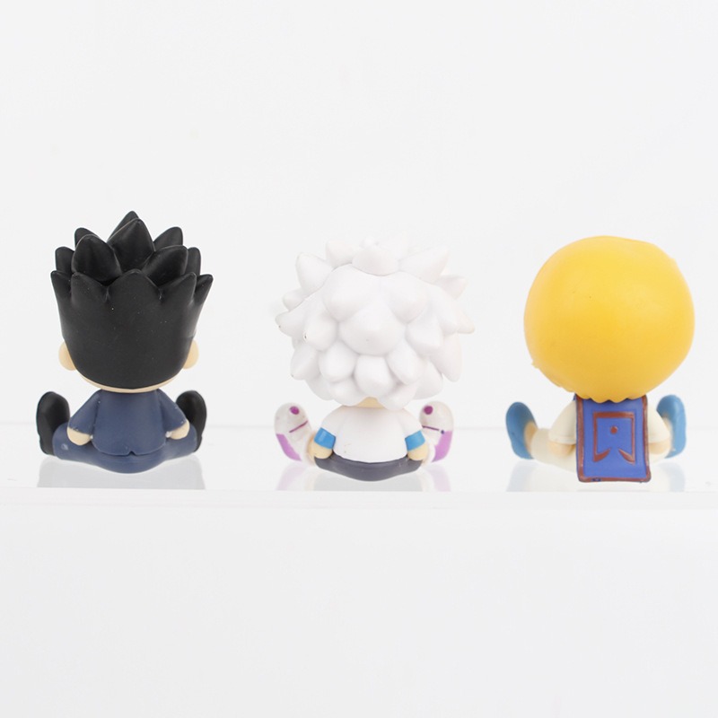 【佩斯多】全職獵人 小傑 奇犽 西索 庫拉皮卡 豆豆眼 模型玩具 公仔 人偶 禮品 可愛 玩偶 蛋糕 烘培-細節圖6