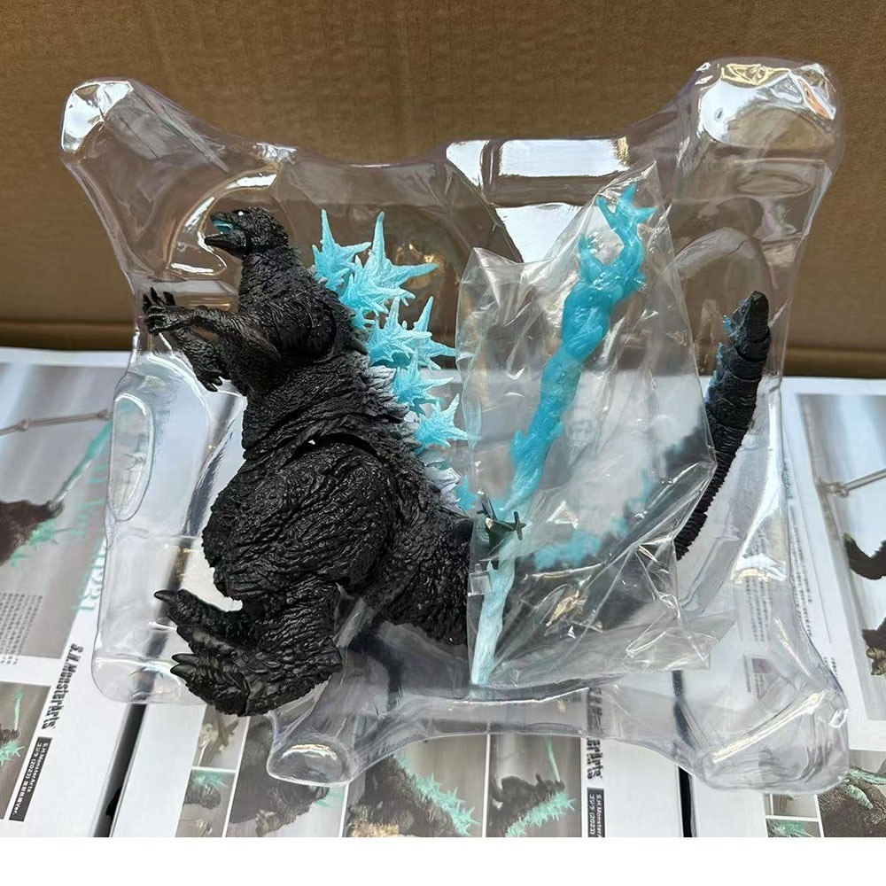 【佩斯多】哥吉拉 -1.0怪獸之王 2023 原子吐息 放射線 可動 模型 玩具 禮品 公仔 恐龍 怪物-細節圖3