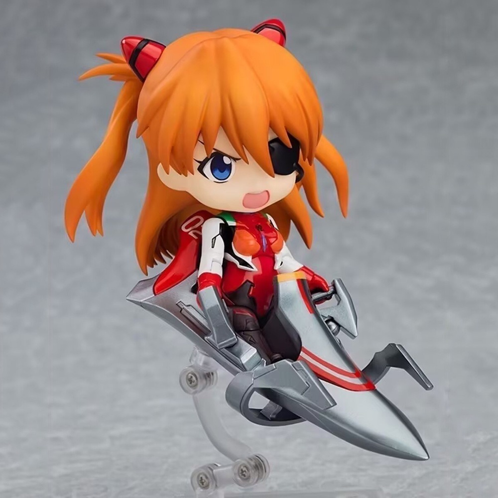 【佩斯多】福音戰士新劇場版 EVA 綾波零 明日香 黏土人 可換臉 Q版 可愛 模型 玩具 人偶 公仔 禮品-細節圖7