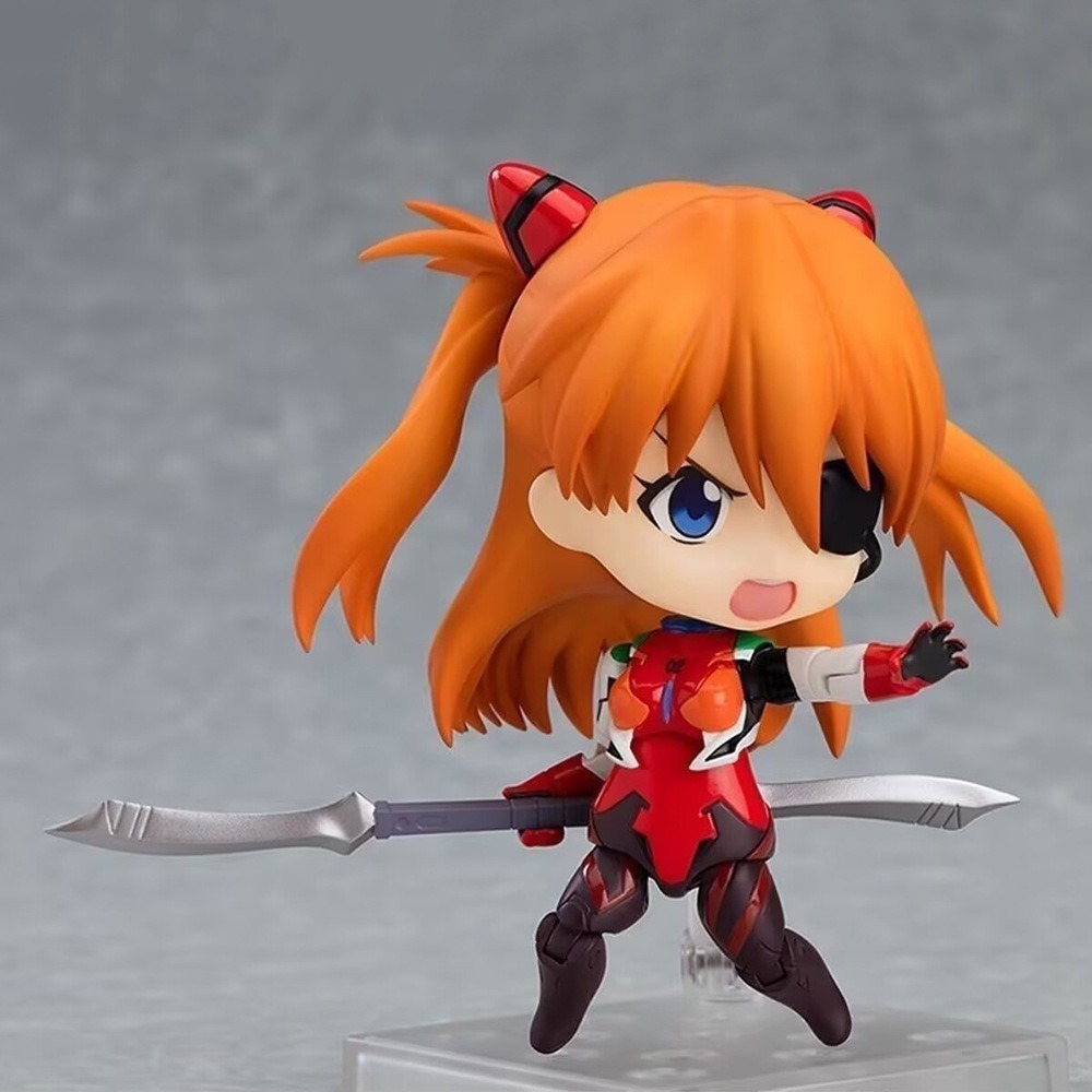 【佩斯多】福音戰士新劇場版 EVA 綾波零 明日香 黏土人 可換臉 Q版 可愛 模型 玩具 人偶 公仔 禮品-細節圖9