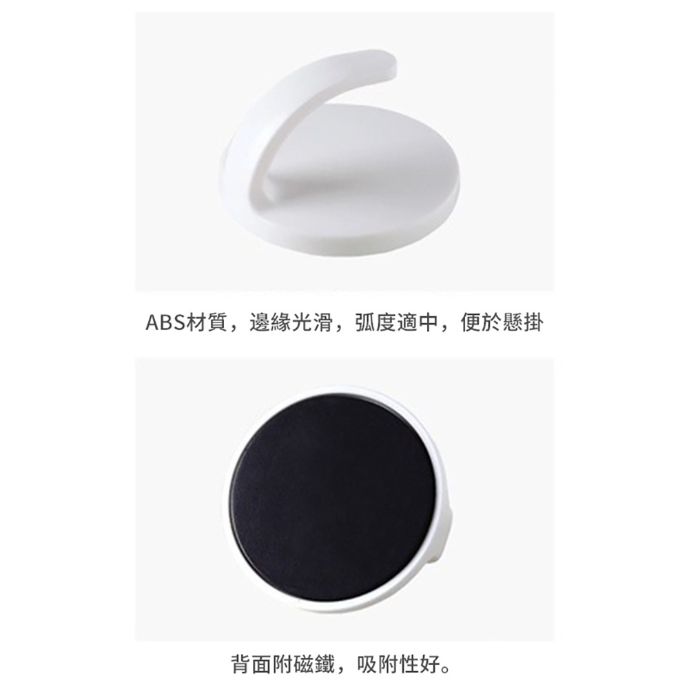 ［台灣現貨2入裝］冰箱磁鐵掛鈎冰箱貼磁吸廚房置物掛勾-細節圖5