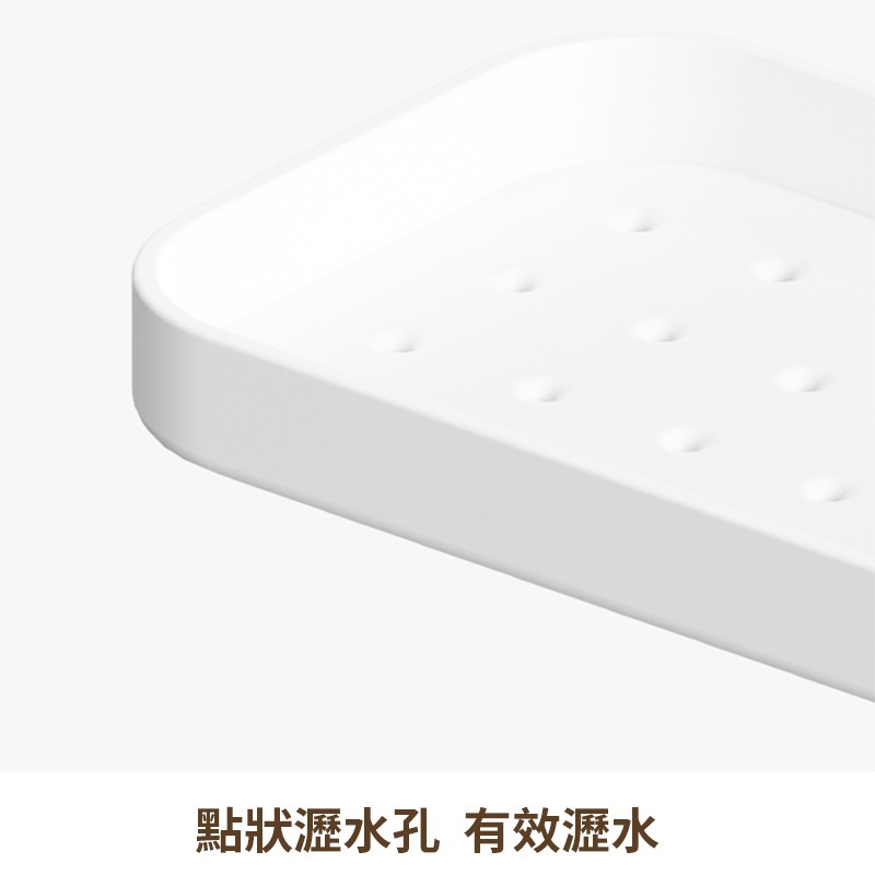 免打孔置物架壁掛式洗手乳收納架 浴室置物架 瀝水置物架 廚房置物 可拆洗-細節圖7