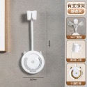 懶人吹風機支架 免打孔無痕壁掛吹風機收納架 吹風機置物架 浴室收納架 吹風機架-規格圖7