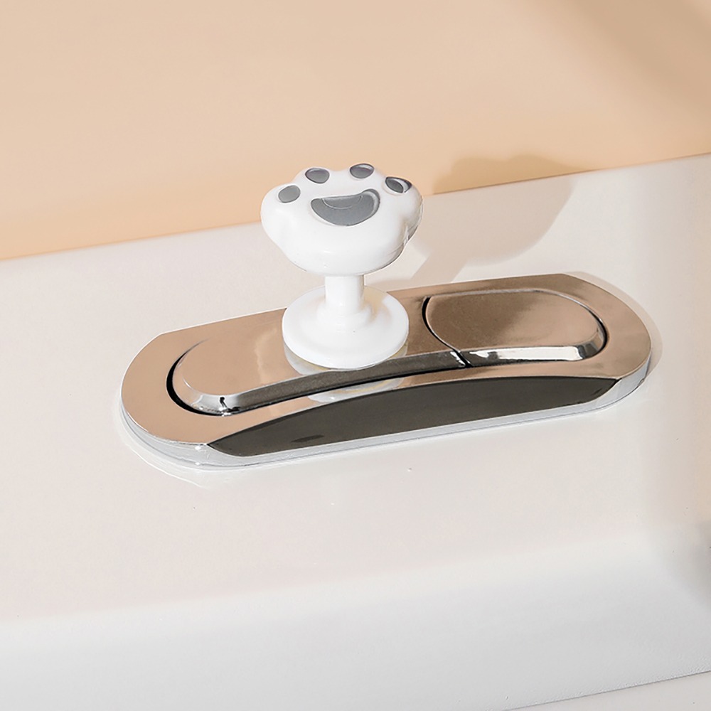 ［2入裝］馬桶按壓器 馬桶水箱配件 冲水按钮 按键通用坐便器馬桶蓋按壓 把手-細節圖2