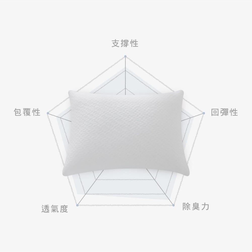 鈦享睡 3D透氣鍺炭枕 健康鍺炭纖維 枕頭 抗菌銅離子 可水洗烘乾 3D枕-細節圖7