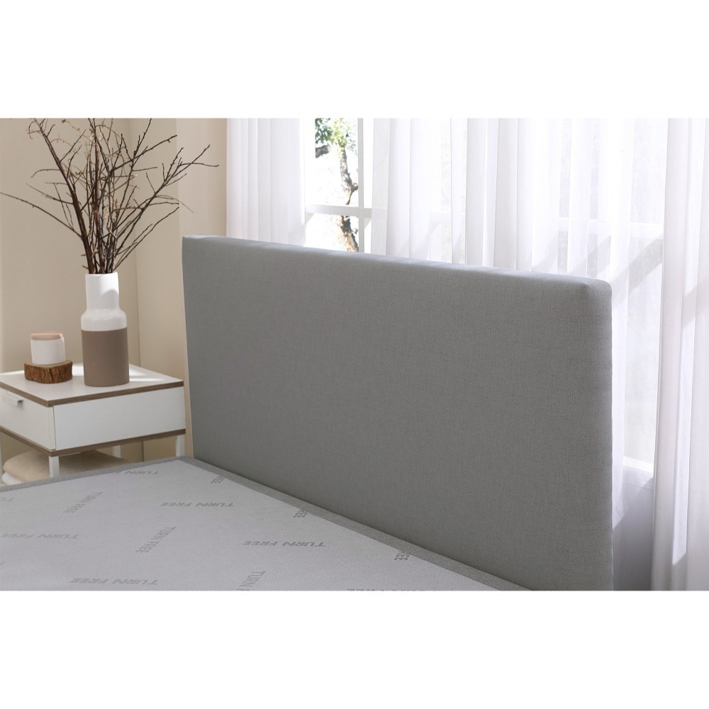 鈦享睡 北歐 貓抓皮床頭片 灰色 耐磨防焰 可濕擦 好清潔 松木床頭片 訂製尺寸 客製 太想睡-細節圖4
