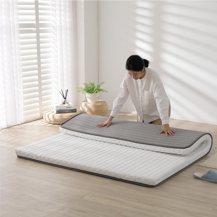 鈦享睡 飯捲乳膠薄床墊 天絲 比利時乳膠 高分子彈力泡棉 學生 宿舍床墊 日式床墊 薄床墊 露營床 客製尺寸 太想睡-細節圖2