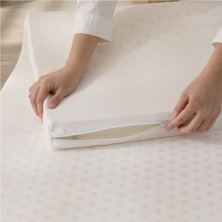 鈦享睡 蛋捲床 乳膠床 5公分乳膠 比利時乳膠 天然乳膠床墊 薄墊 薄床墊 露營床 拉鍊布套 透氣 可拆洗 太想睡-細節圖3