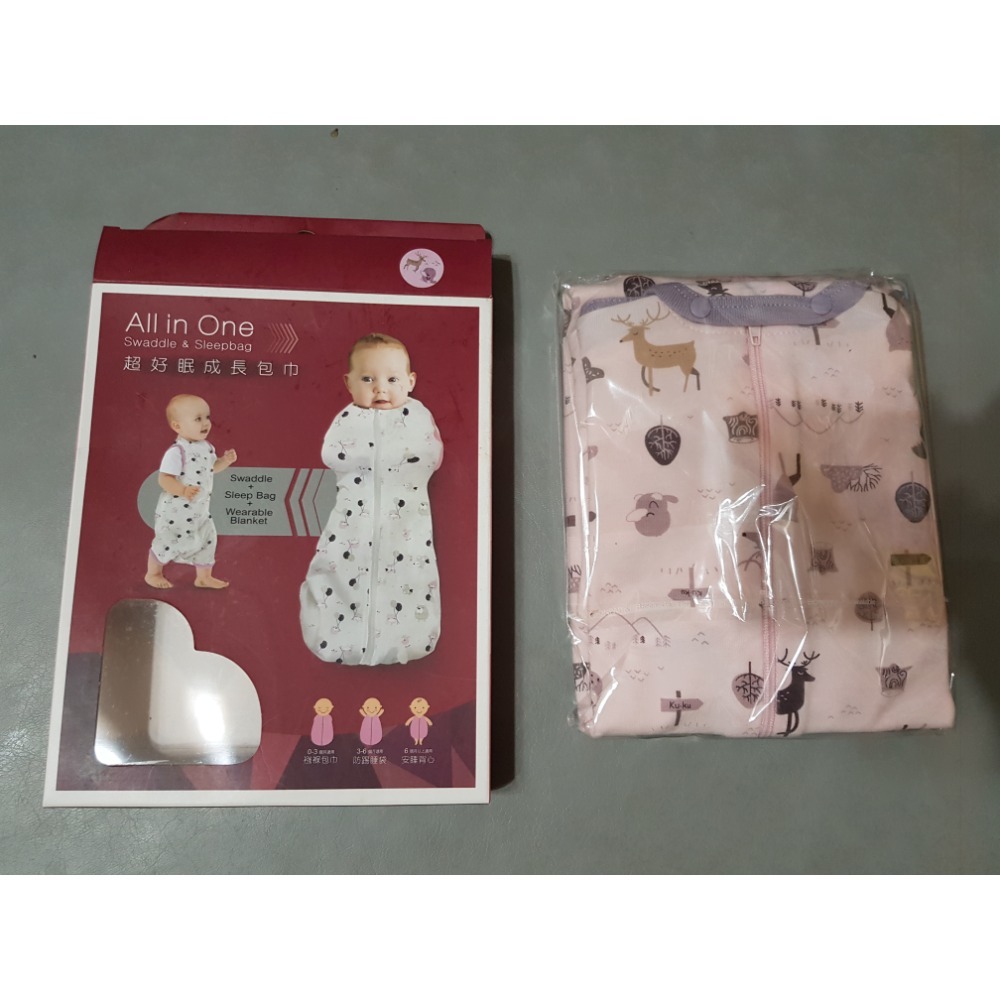 (全新 未拆封) All in One 超好眠成長包巾-細節圖3