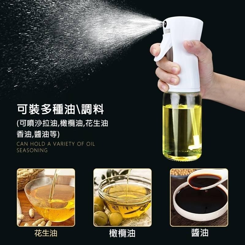【拾四方】台灣現貨 氣壓玻璃噴油瓶 按壓噴油瓶 噴霧式油瓶 控油噴油瓶 料理用噴油瓶 調味油瓶 噴油罐-細節圖5
