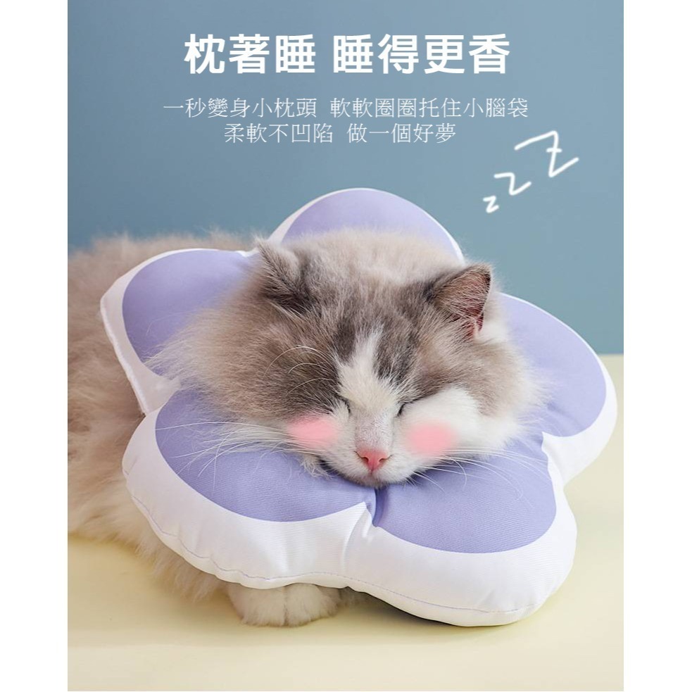 【拾四方商行】伊莉莎白頭套 防舔頭套 防咬頭套 防舔圈 寵物頭套 羞恥圈 伊莉莎白圈 貓頭套 貓咪頭套 寵物軟頭套-細節圖3