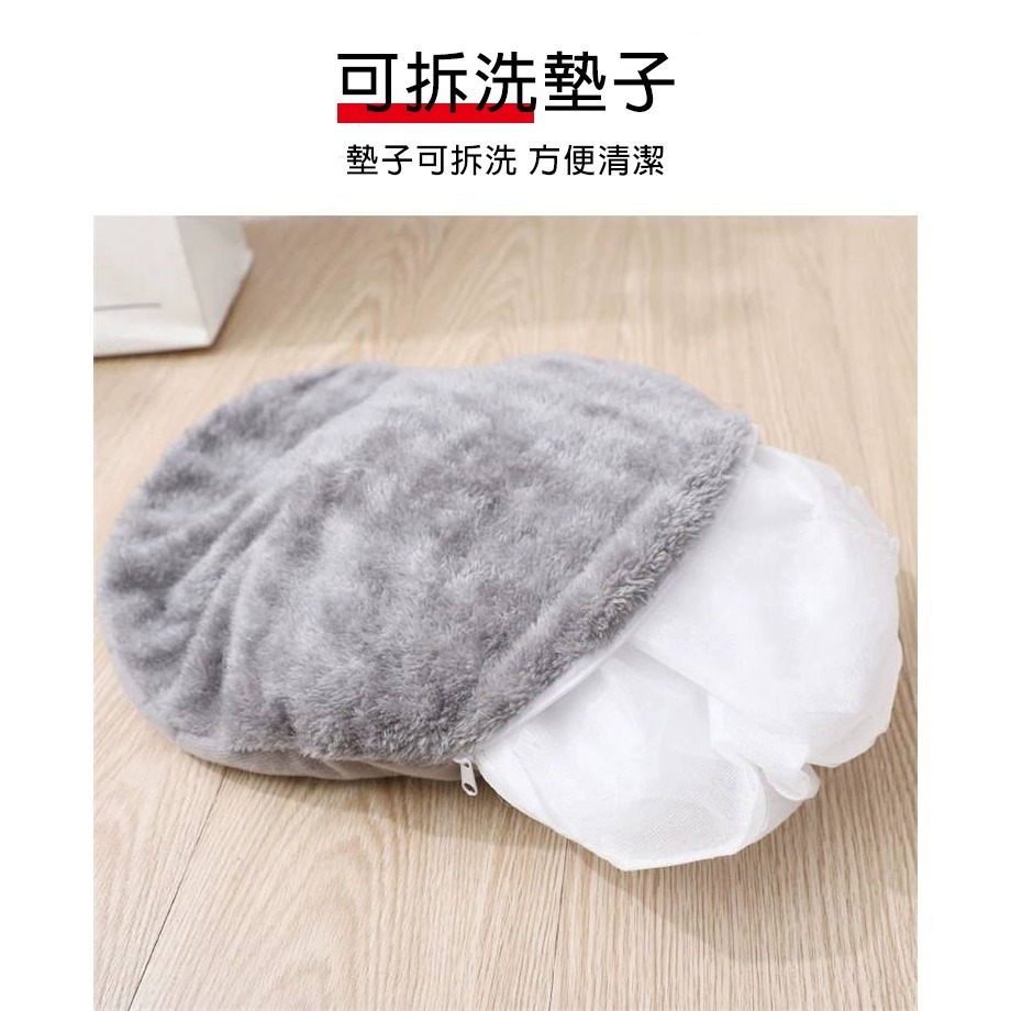 【拾四方商行】寵物窩 貓頭窩 貓窩  狗窩 保暖 加絨 貓頭 四季可用 寵物用品 寵物屋 可愛造型睡窩 寵物睡窩-細節圖4