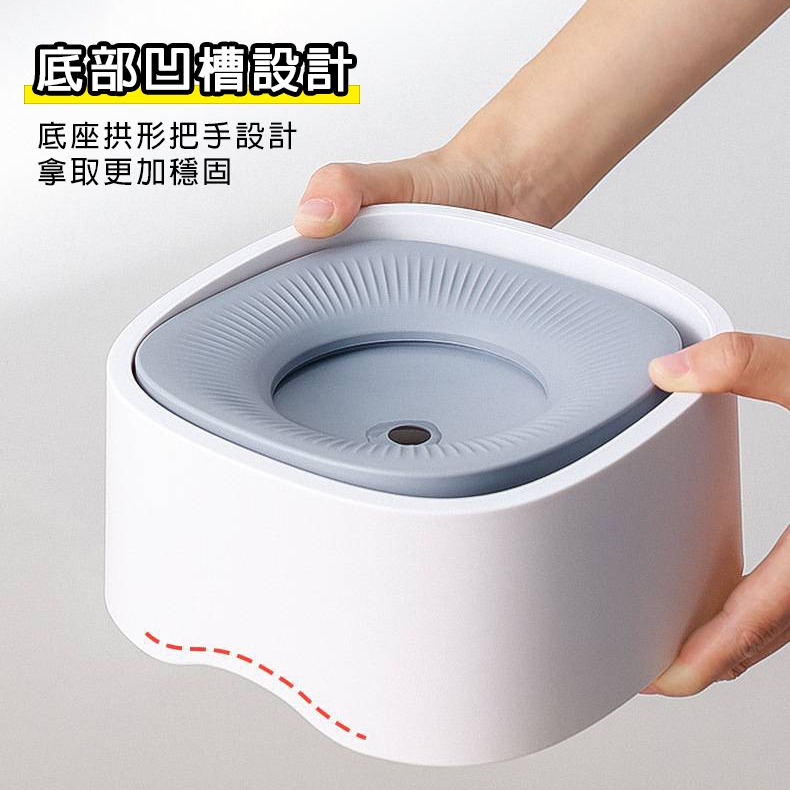 【拾四方】寵物飲水碗 漂浮水碗 飲水器 寵物水碗 飲水碗 寵物喝水碗 不濕嘴浮力水碗 防濺水碗 狗狗水盆 貓咪水碗-細節圖4