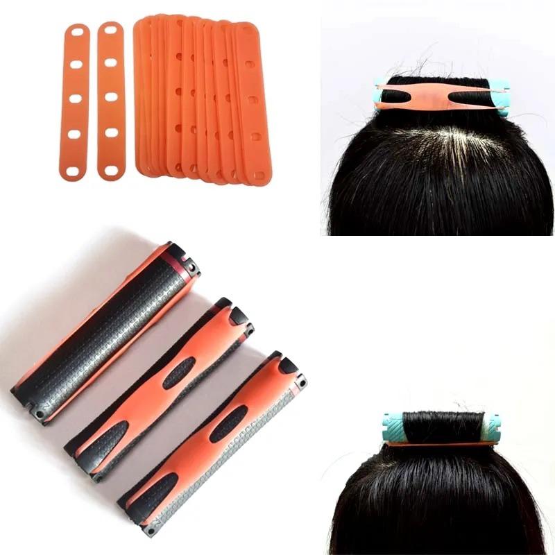 橡皮筋 感溫變色 燙髮皮筋 熱塑用 🉑重複使用 無壓痕 熱塑燙 皮筋 美髮造型用品 20入-細節圖2