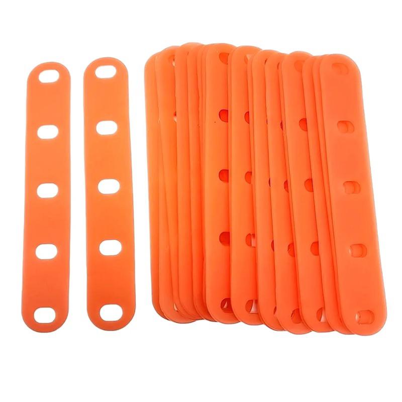 橡皮筋 感溫變色 燙髮皮筋 熱塑用 🉑重複使用 無壓痕 熱塑燙 皮筋 美髮造型用品 20入-細節圖5