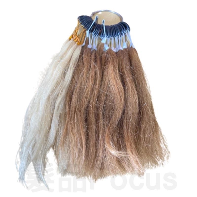 色環 髮束 色卡 染髮劑 漂髮 染髮 沙龍 美髮用品 真髮 髮片-細節圖2