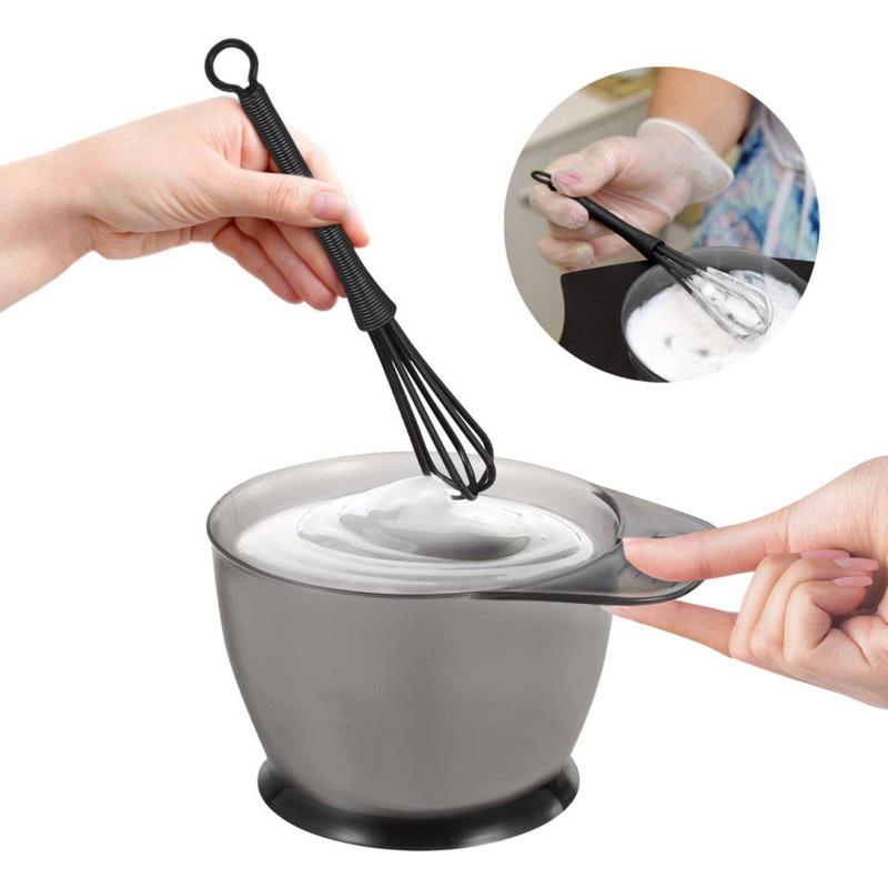 染具 六件組 五件組 染髮 工具套裝 耳罩 染刷 染梳 刷具 染碗 攪拌器 美髮用具-細節圖2