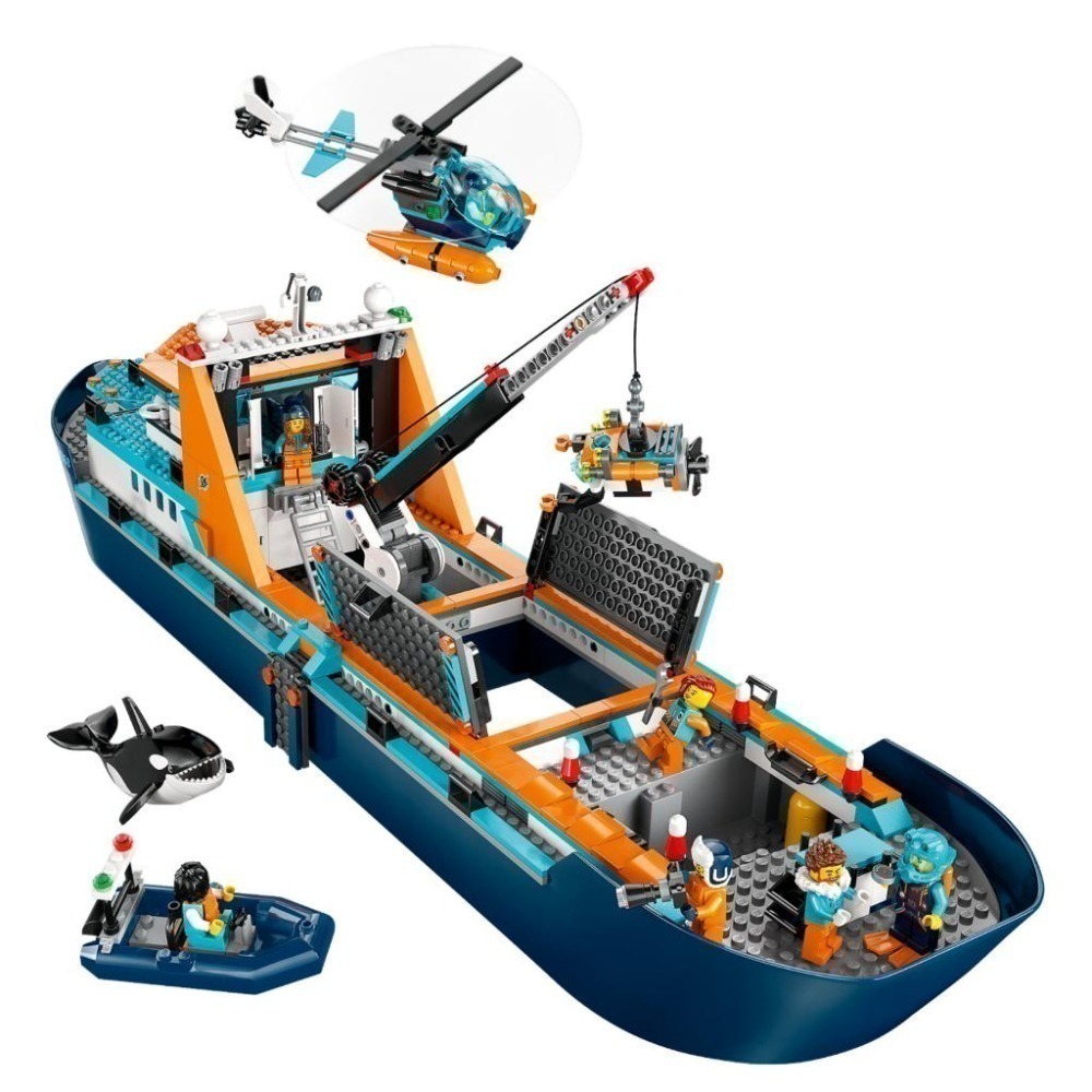 ［想樂］全新 樂高 LEGO 60368 City 城市 北極探險家之艦-細節圖4