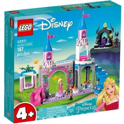 ［想樂］全新 樂高 LEGO 43211 Disney 迪士尼 睡美人的城堡 Aurora＇s Castle