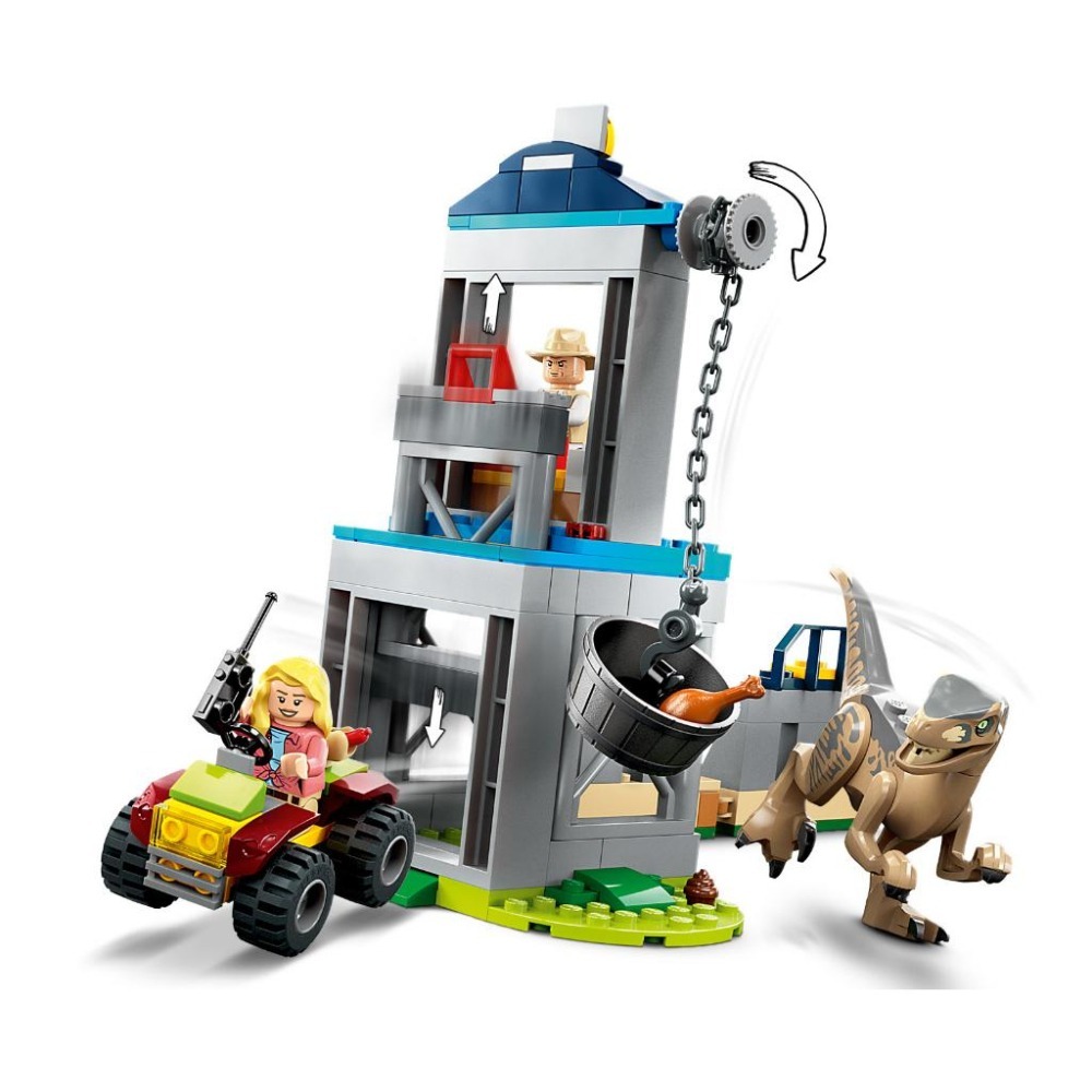 ［想樂］全新 樂高 LEGO 76957 Jurassic World 侏儸紀世界 迅猛龍逃脫-細節圖4