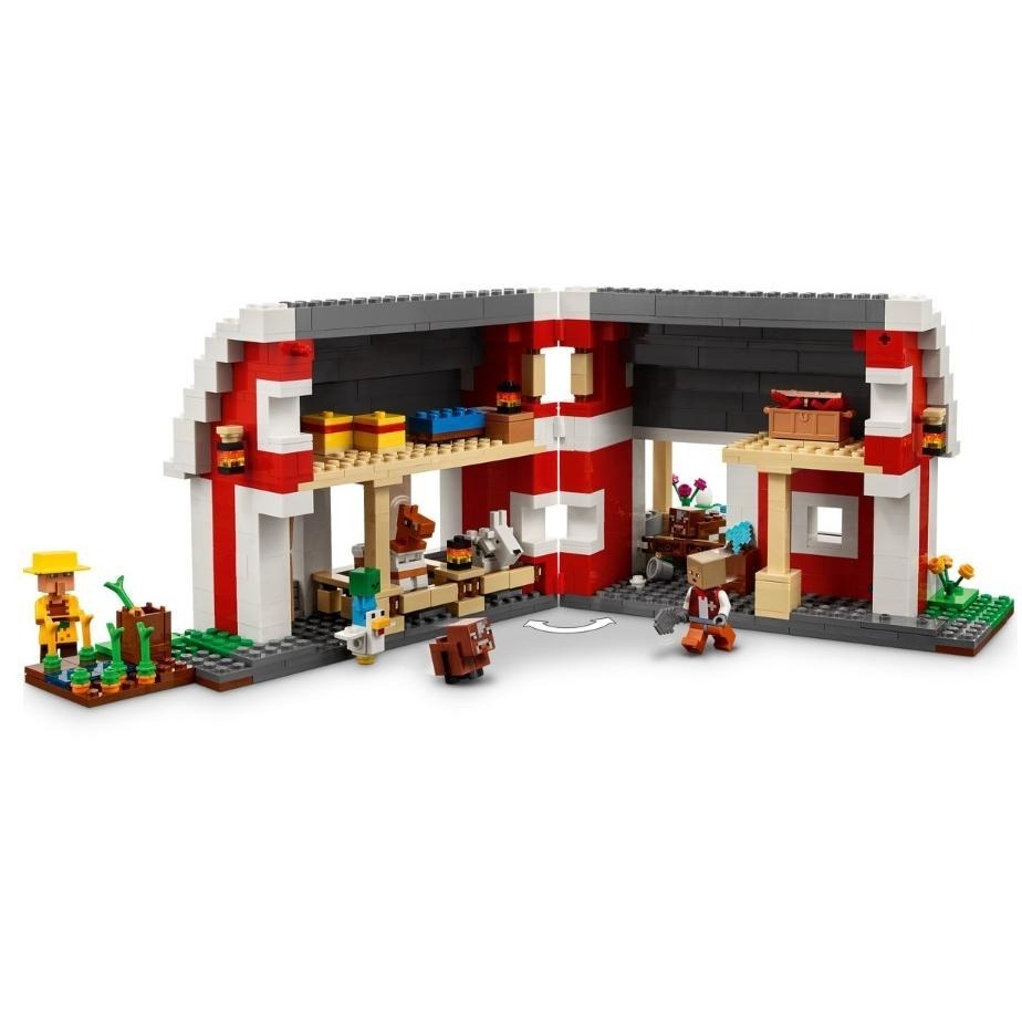 ［想樂］全新 樂高 LEGO 21187 Minecraft 紅色穀倉 The Red Barn-細節圖5