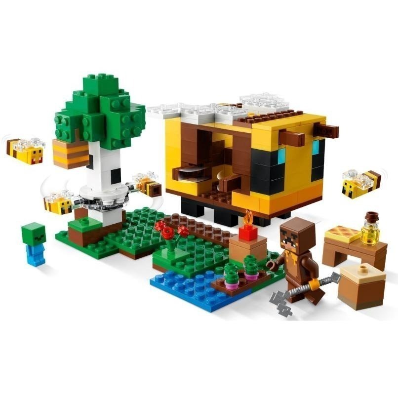 ［想樂］全新 樂高 LEGO 21241 Minecraft 創世神 蜜蜂造型房屋 The Bee Cottage-細節圖4